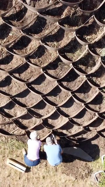 Garden Beds On A Slope, Erosion Control Landscaping, Hillside Steps, Hillside Planting, Dirt Locker, Hillside Terrace, Raised Planter Beds, Sloped Yard, Hillside Garden