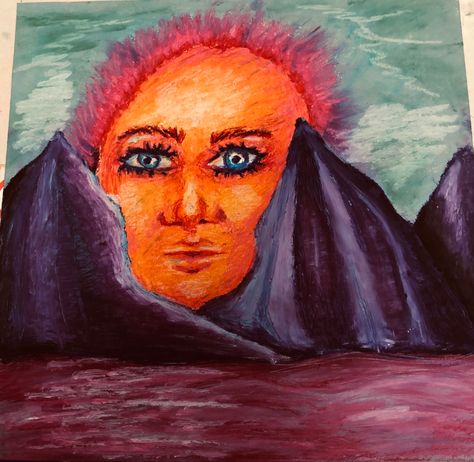 Oil Pastel Nature, Pastel Surrealism, Pastel Nature, Change Art, Oil Pastel Art, Oil Pastels, Color Art, Colorful Landscape, Pastel Art