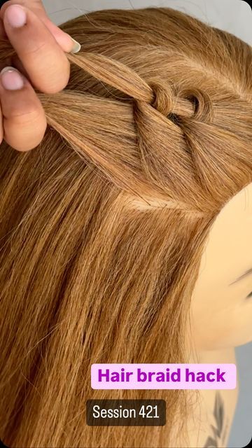 French Braid Ideas For Long Hair, Waterfall Braid Tutorial Step By Step, How To Do A Waterfall Braid, Hair Braid Hacks, Water Fall Braid Tutorial, Long Hair Waterfall Braid, Deb Hair, Water Fall Braid Tutorial Videos, Straight Hair Waterfall Braid