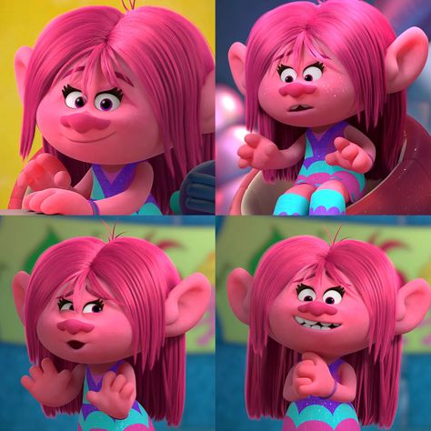 Trolls Fun Fair Surprise Trolls Broppy, Trolls Fanart, Queen Poppy, Poppy And Branch, Trolls Movie, Dreamworks Trolls, Fun Fair, Hair Down, Movie Series