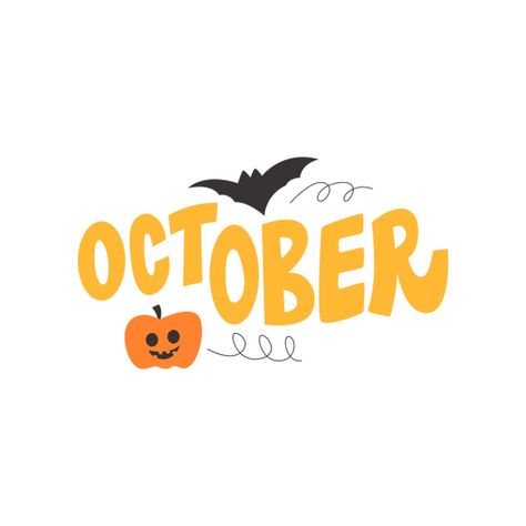 October Clipart, October Images, Date Stickers, Png Pictures, Photo Clipart, Popular Logos, Sticker Png, Scrapbooking Inspiration, Animated Icons