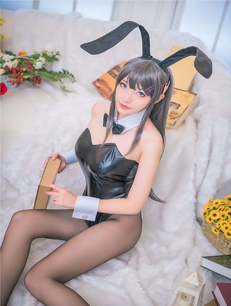 🎭BunnyGirl Character CosPlay Mai Sakurajima, Character Cosplay, Bunny Girl Senpai, Bunny Suit, Women Jumpsuit, Bunny Girl, Light Novel, Cosplay Costume, Cosplay Costumes