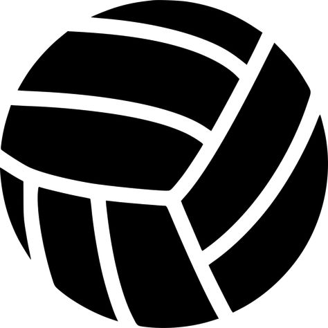 Free Svg Volleyball Files For Cricut, Volleyball Ball Logo, Logo Volleyball, Volleyball Banquet, Volleyball Silhouette, Free Stencils Printables Templates, Volleyball Drawing, Black Volleyball, Volleyball Pics