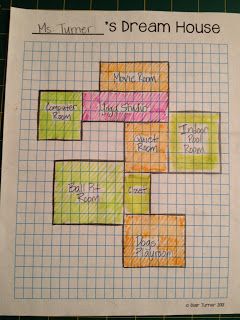 Dream House: An Additive Area Project (3rd Grade Common Core) ~ amanda beth online Real Life Math, Math Coach, Math Measurement, Area And Perimeter, Fourth Grade Math, Math Instruction, 3rd Grade Classroom, Math Projects, Math Geometry