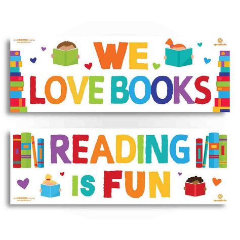 Middle School Reading Classroom, Reading Corner Classroom, Teacher Bulletin Boards, Library Posters, Classroom Banner, School Elementary, Reading Posters, Elementary School Classroom, Middle School Reading