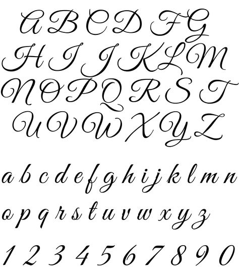 alfabeto per tatuaggi Script Fonts Alphabet, Cursive Fonts Alphabet, Cursive Letters Alphabet, Hand Lettering Alphabet Fonts, Font Love, Fonts Handwriting Alphabet, Lettering Styles Alphabet, Tattoo Lettering Styles, Cursive Alphabet