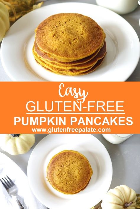 Regular Pancake Recipe, Low Carb Pumpkin Pancakes, Gluten Free Pumpkin Pancakes, Pumpkin Pancake, Blender Pancakes, Pumpkin Pancake Recipe, Easy Gluten Free Recipes, Keto Pumpkin, Gluten Free Recipes For Breakfast