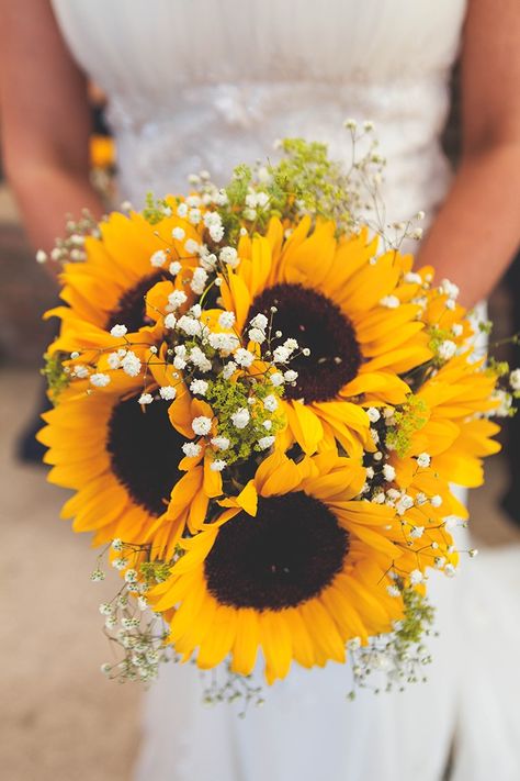 Sunflower Wedding Bouquet, Brewery Wedding, Yellow Sunflowers, Sunflower Bouquets, Have Inspiration, Whimsical Wonderland Weddings, Yellow Wedding, Sunflower Wedding, Yellow Sunflower