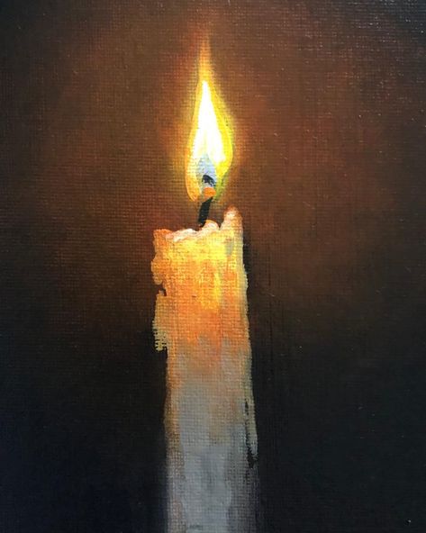 Matthew Hasty on Instagram: ““Eternal Flicker of Hope” 5x7 Oil on panel (There will be a series of these little candle pieces at LRoss gallery this year! Get em whilst…” Flashlight Painting, Candle Oil Painting, Hope Painting, Burning Candles, Flickering Candles, Oil Candles, Gcse Art, New Hope, Book Art Drawings