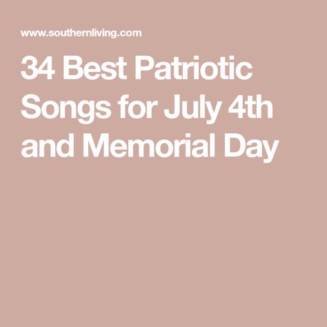 34 Best Patriotic Songs for July 4th and Memorial Day Independence Day Songs, John Michael Montgomery, Patriotic Songs, Perfect Playlist, Lee Greenwood, Lee Brice, July Quotes, Don Mclean, Martina Mcbride