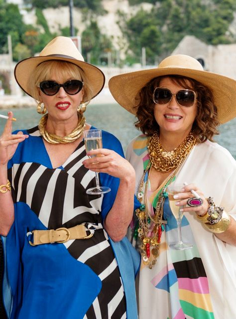 Everything You Need To Know About Absolutely Fabulous+#refinery29 Absolutely Fabulous Birthday, Bubble Palace, Absolutely Fabulous Patsy, Patsy And Eddie, Patsy And Edina, Fancy Dress Ideas, Jennifer Saunders, Fabulous Fox, Joanna Lumley