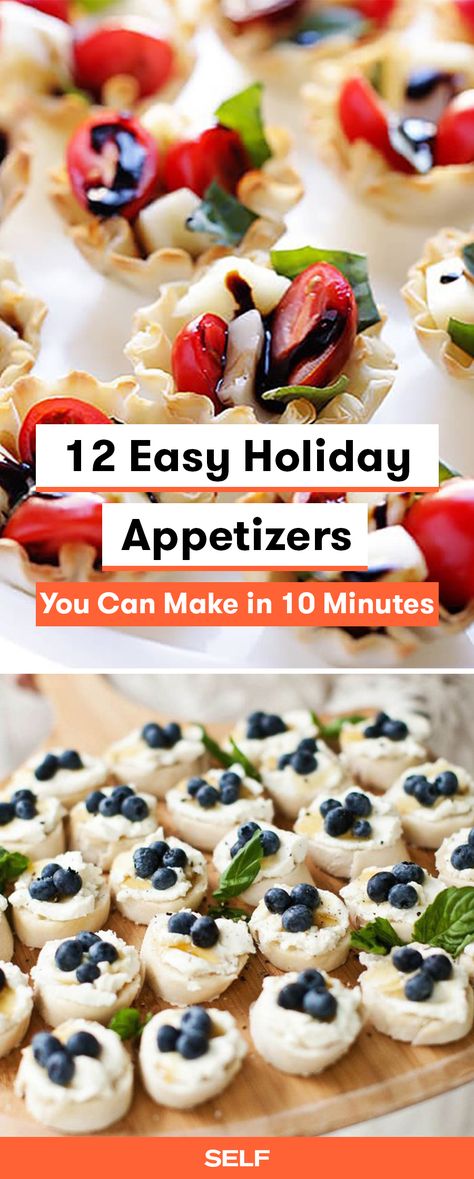 These holiday appetizers are super easy and quick to make, not to mention healthy! These 10-minute recipes are total crowd-pleasers and will be a hit at your next holiday party. Make them ahead or right before for fast hors d'oeuvres everyone will love. Party Appetizers Easy Crowd Pleasers, Easy Holiday Appetizers, Holiday Appetizers Christmas, Christmas Appetizers Easy, Homemade Jerky, Holiday Appetizers Easy, Potluck Desserts, Make Ahead Appetizers, Appetizers For A Crowd