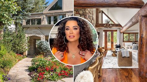 'Real Housewives of Beverly Hills' Star Kyle Richards Lists Aspen Home Kyle Richards House, Houses In Beverly Hills, Real Housewives Of Beverly Hills Quotes, Kylie Jenner Hombly Hills House, Mansion Beverly Hills, Aspen Home, Mansion In Beverly Hills, Aspen House, Real Housewives Of Beverly Hills