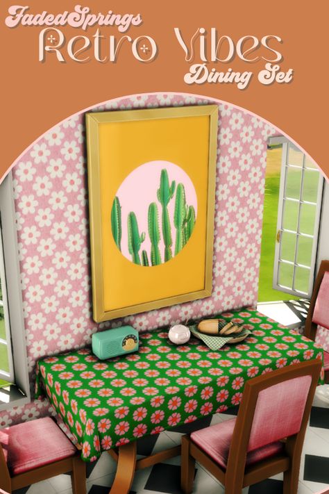 Sims Kitchen, Ts4 Mod, Sims Decor, Living Room Sims 4, Sims 4 Cc Furniture Living Rooms, Sims Finds, Cc Packs, Sims 4 Decades Challenge, Sims Packs