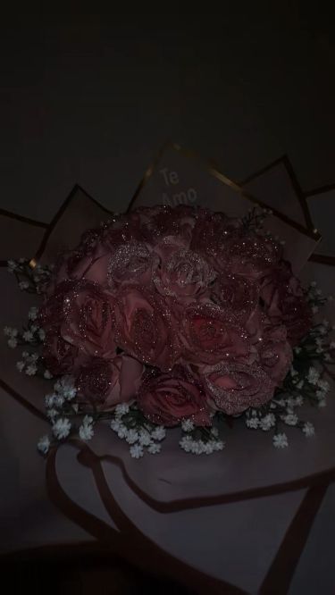 Cherry Blossom Flower Bouquet, Sparkly Rose Bouquet, Glittery Rose Bouquet, Sparkly Flower Bouquet, Flower Bouquets Birthday, Rose Glitter Bouquet, Glitter Roses Purple, Black Glitter Roses Bouquet, Flower Bouquet Glitter