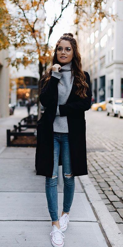 Need Style Inspiration for Fall Season. See these 31 Most Popular Fall Outfits to Truly Feel Fantastic. Fall Style via higiggle.com #fallstyle #falloutfits #fashion Popular Fall Outfits, Mantel Outfit, Mode Tips, Fest Outfits, Mode Casual, Casual Winter Outfits, Inspired Outfits, Curvy Outfits, 가을 패션