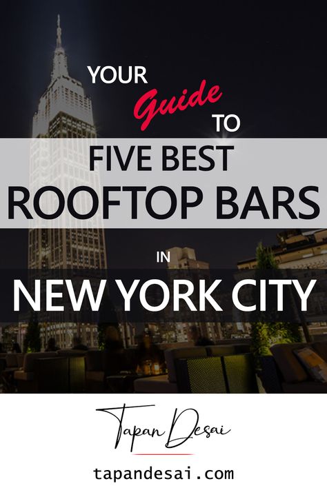 A New York City guide from a local detailing the best rooftop bars in NYC providing information on the views, expense, what to order, and best time to visit. This Rooftop guide of the best rooftop bars in NYC also shares 5 favorite rooftop bars that everyone should visit during their time in New York City.   #ROOFTOP #BARS #NYC #TravelGuide #NewYorkCity #Instagram Social Party Ideas, 230 Fifth Rooftop Bar Nyc, Best Rooftop Bars In Nyc, New York Rooftop Bar, New York Tourist Attractions, New York City Rooftop, Vacay Spots, New York Rooftop, Rooftop Bars Nyc