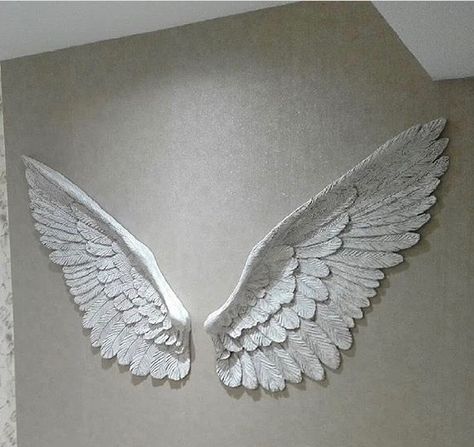 Angel Wings On Wall, Wings On Wall, Angelic Essence, Wings To Fly, Angel Core, Esthetician Room, Artist In Residence, Music Paper, Books And Music