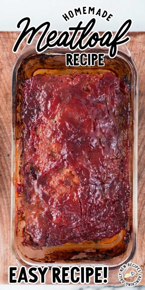 Beef Meatloaf Recipes, Old Fashioned Meatloaf, Meatloaf Sauce, Meat Loaf Recipe, Delicious Meatloaf, How To Cook Meatloaf, Beef Meatloaf, Homemade Meatloaf, Classic Meatloaf Recipe