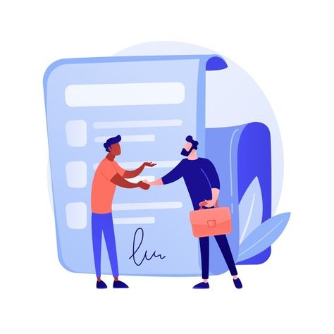 Signing contract. official document, agr... | Free Vector #Freepik #freevector #business #abstract #people #hand Checklist Icon, Legal Technology, Shutterstock Design, Elegant Business Cards Design, Cartoon Paper, Contract Management, Non Disclosure Agreement, Pay Per Click, Law And Justice