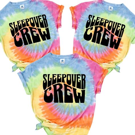 💤 New #sleepover shirts! Great for slumber parties, camping, and more! #sizeinclusive from baby to adult. Get yours here ⬇️⬇️ https://blushbunnydesign.etsy.com/listing/1719455789 #sleepover #slumberparty #teepeeparty #sleepoverparty #sleepoverideas #teepee #teepeesleepover #glamping #party #birthday #birthdayparty #sleepovergoals #kidspartyideas #kidsparty #sleepwear #girlsnight #partyideas #pajamas #pajamaparty #loungewear #sleep #friends #love #partyplanner #sleepovers #fun #kidspartie... Washing And Drying Machine, Matching Friend, Teepee Party, Tie Dye Colors, Unique Ties, Birthday Girl Shirt, Bestie Gifts, Bunny Designs, Sleepover Party