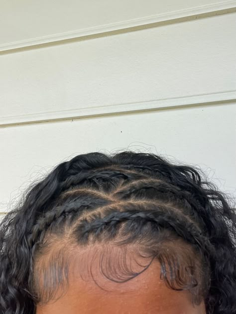 Braids For Front Of Hair, Feed In Braids Curly Hair, Cornrow Hairstyles Curly Hair, Mexican Braided Hairstyles, Cornrows And Curly Hair, Tropical Braids Hairstyles, Updos For Shoulder Length Curly Hair, Hispanic Braided Hairstyles, Filipino Braids