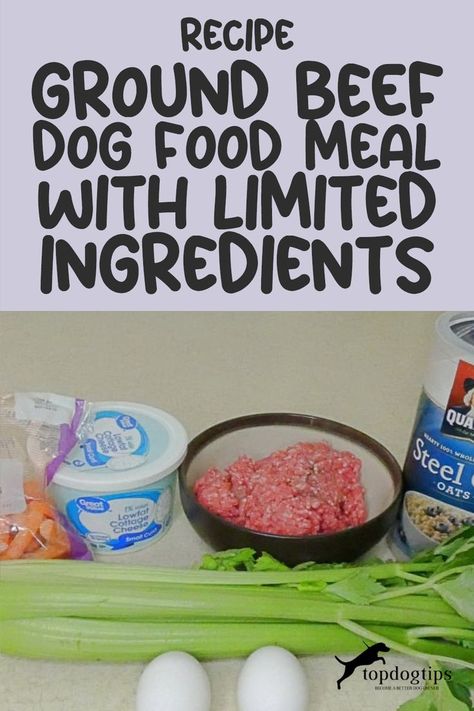 Simplify Your Pup's Diet: Easy Ground Beef Dog Food with Limited Ingredients 🍖 Beef And Rice Dog Food Recipes, Ground Beef Recipes For Dogs, Homemade Dog Food Beef, Homemade Beef Dog Food Recipes, Hamburger Dog Food Recipe, Dog Food Recipes Ground Beef, Homemade Dog Food With Ground Beef, Crockpot Dog Food Recipes Ground Beef, Homemade Ground Beef Dog Food Recipes