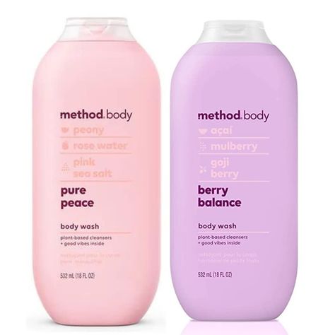 Method Body Wash, Method Soap, Pink Sea Salt, Natural Body Wash, Goji Berry, Skincare And Haircare, Body Cleanser, Goji Berries, List Ideas