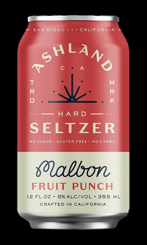 Flavors | Ashland Hard Selzer | No Sugar Seltzer Packaging Design, Craft Beer Brands, Ice Cream Packaging, Cream Packaging, Hover Craft, Products Packaging, Drink Labels, Beer Brands, Hard Seltzer