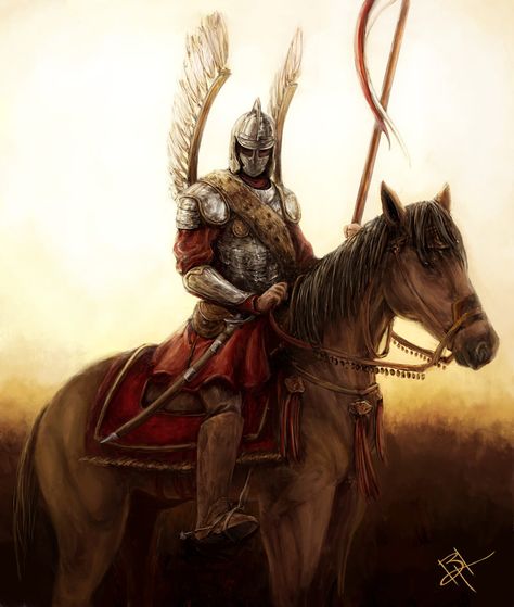 Polish Hussars, Polish Winged Hussars, Knight Art, Medieval Armor, Fantasy Armor, Fantasy Warrior, Medieval Art, Military Art, Medieval Fantasy