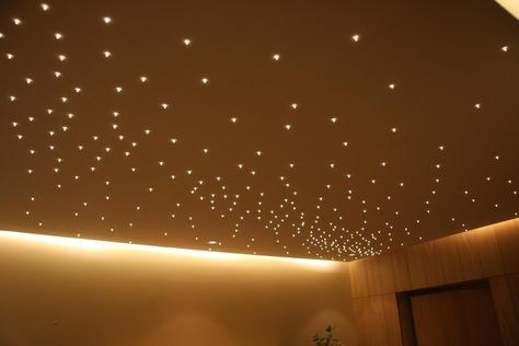 ciel étoilé spa Led Ceiling Spotlights, Cinema Theater, Sky Ceiling, Stretch Ceiling, Star Ceiling, Spot Plafond, Indirect Lighting, Ceiling Installation, Create Decor