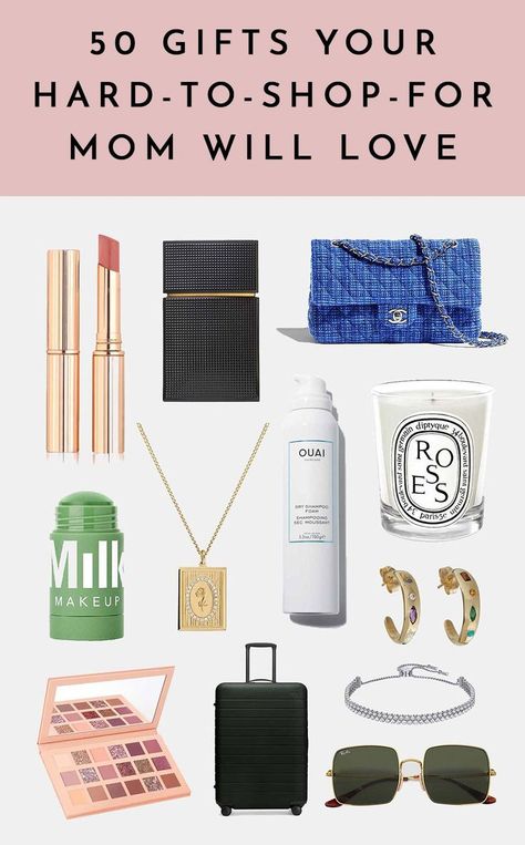 If "gift ideas for my mom" is your top shopping priority, come see our gift guide for 50 Christmas present ideas for even the most hard-to-shop-for mothers. We've got some inexpensive options, one item from Chanel — but our favorite pick is the last one on the list, and a bargain at $26. 60th Birthday Ideas For Mom, Dollar Store Diy Christmas, Gift Ideas Mom, Christmas Presents For Women, Christmas Presents For Moms, Joy Of Giving, Mom Gift Ideas, Mom Gift Basket, Boyfriends Mom Gifts