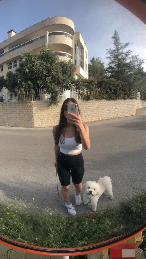 Walking Dog Astethic, Dog Walks Aesthetic, Walking The Dog Aesthetic, Daily Walk Aesthetic, Dog Walker Aesthetic, Dog Walk Aesthetic, Walking Selfie, Dog Walking Aesthetic, Walk Outfits