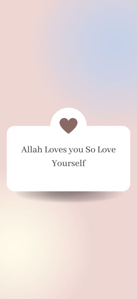 self love Quote on a pastel background Pastel Lockscreen, Academia Aesthetic Wallpaper, Minimalistic Wallpaper, Pastel Quotes, Islam Lesson, Allah Loves You, Retro Quotes, Islamic Wallpaper Iphone, Quote Wallpaper