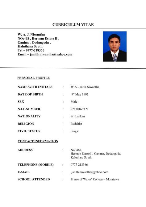 Cv Format For Job, Job Cv, Cv Format, Teacher Resume, Job Application, Curriculum Vitae, Writing