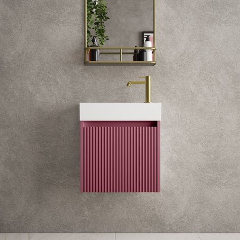 Adding a door unit to your cloakroom basin will enable you to gain some much needed storage without taking up too much space. Go for a striking colour and design to give your cloakroom some personality as well as practicality. https://34stjohn.com/blogs/inspiration/5-storage-ideas-for-small-bathrooms #34stjohn #cloakroom #cloakroombathroom #smallbathroom #smallbasin #cloakroomdesign #bathroomfurniture Bathroom Colour Schemes, Toilet Vanity Unit, Bathroom Colour, Double Basin Vanity Unit, Walk In Shower Enclosures, Bathroom Addition, Black Bathroom Accessories, Timeless Bathroom, Bathroom Color Schemes