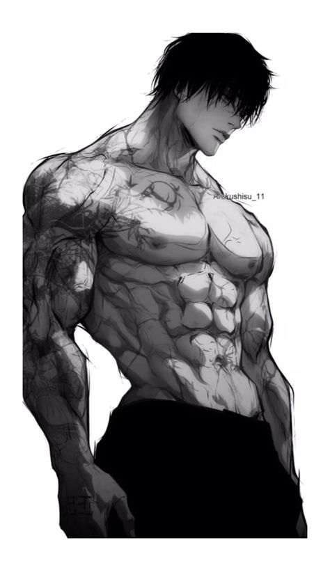 Gym Art, Indie Drawings, 2160x3840 Wallpaper, Toji Fushiguro, Gym Fashion, Dark Anime Guys, Anime Guys Shirtless, Cool Anime Guys, Cool Anime Pictures