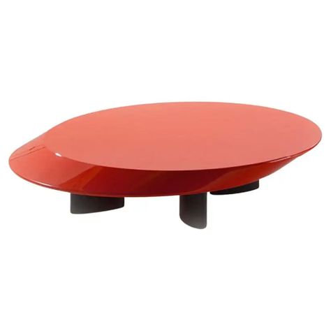 Charlotte Perriand Accordo Low Table, Red Lacquered Wood by Cassina For Sale at 1stDibs Charles Rennie Mackintosh, Low Table, Pierre Jeanneret, Lacquered Wood, Furnishings Design, Charlotte Perriand, Red Lacquer, Low Tables, Air France