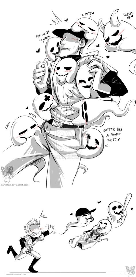 <3 Batter and Spectres Batter Off Fanart, Off Zacharie X Batter, Off Batter Fanart, Batter X Zacharie, Off The Batter, Off Batter, The Batter Off, Batter Off, Off Mortis Ghost