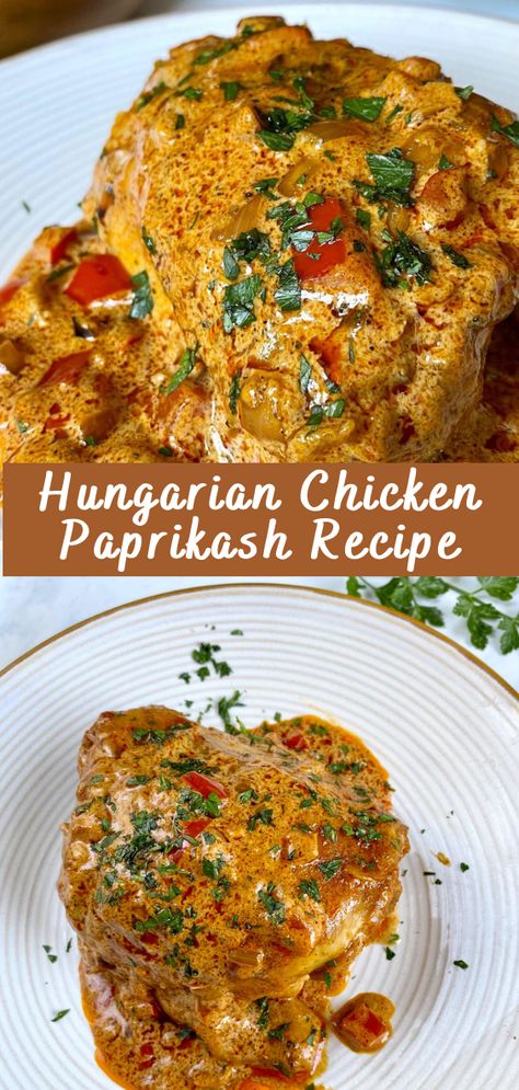 A Taste of Hungary: Savory and Comforting Hungarian Chicken Paprikash Recipe Introduction When it comes to Hungarian cuisine, one dish stands out as a true comfort food classic: Hungarian Chicken Paprikash. With its rich and creamy sauce infused with the warm flavors of sweet Hungarian paprika, this dish has captured the hearts and palates of […] The post Hungarian Chicken Paprikash Recipe appeared first on Cheff Recipes. Chicken Paprikash Recipe, Hungarian Chicken Paprikash, Paprikash Recipe, Hungarian Chicken, Hungarian Paprika, Chicken Paprikash, Hungarian Cuisine, Chicken Skin, Hungarian Recipes