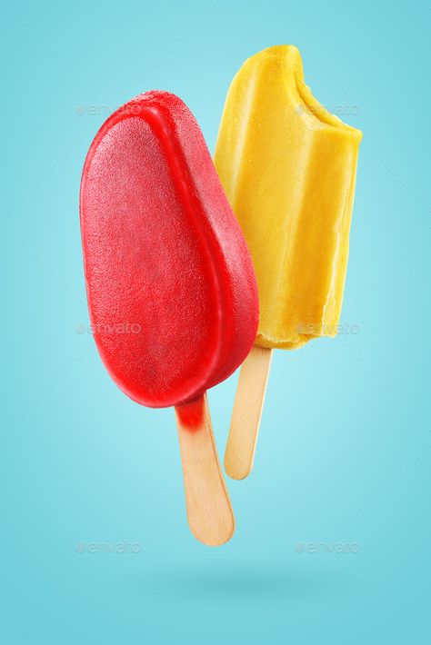 Stick Ice Cream, Ice Cream Sticks, Ice Popsicle, Ice Cream Poster, Ice Cream Cart, Dessert Packaging, Papaya Fruits, Ice Cream Stick, Amazing Nature Photography