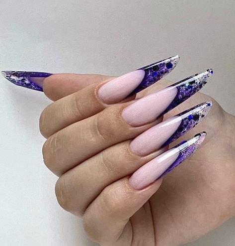 French Interior Nails, Long Russian Almond Nails, Almond Shape Nails, Almond Nails, Almond, Beauty Hacks, Nail Designs, Nail Art, Nails