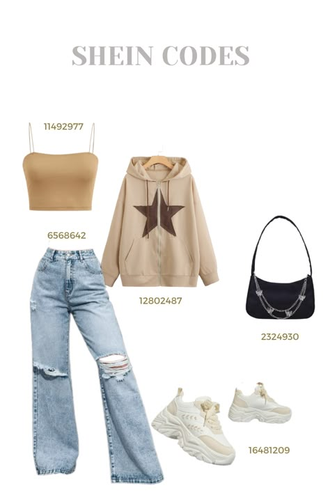 Cute outfit, cute denim, baggy jeans, cute girl outfits, korean girl fashion, cute outfit ideas, shein codes 2023, crop top, y2k hoodie, cute school outfits, fashionable and cute, crush outfits, soft girl era, cute girl outfits, date outfits,cute outfits for lazy girlies, cute black purse, star print hoodie, cheap clothing, teen girl outfits Shein Outfits Hoodies, Cute Shein Hoodies, Baggy Shein Outfits, Cute Cheap Shein Outfits, Shein Outfits Jeans, Y2k Outfits Teen Girl, Shein 2023 Outfits, Asthetic Outifts Ideas Teens, Shein Teen Girl Outfits