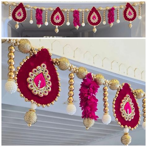 Toran 2024 Toran with leaf shaped motif Size 39 inch DM us for more details or whatsapp us on 9867422790 Toran Ideas, Door Toran, Door Hanging Decorations, Diwali Craft, Diy Chandelier, Beaded Crafts, Hanging Decorations, Door Hanging, Leaf Shapes