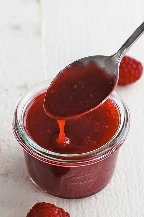 This amazing easy-to-make raspberry coulis recipe is a sweet berry-flavored sauce that goes fantastic on all your sweet desserts. Raspberry Coulis Recipe, Ice Cream Cheesecake, Coulis Recipe, Fruit Sauces, Cranberry Orange Cake, Chef Billy Parisi, Billy Parisi, Raspberry Coulis, Cream Cheesecake