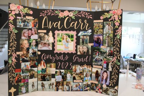 Graduation Memory Board, Graduation Poster Boards, Graduation Picture Boards, Graduation Photo Boards, Graduation Party Picture Display, Senior Board, Graduation Party Pictures, Graduation Boards, Graduation Party Table