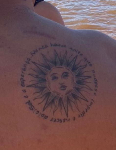 Uruguayan Sun Tattoo, Argentinian Sun Tattoo, Sun Tattoo Men, Surfer Tattoo, Bohemian Tattoo, Earthy Tattoos, Tarot Tattoo, Back Tattoos For Guys, Sun Tattoos