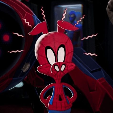 Pig Spiderman Spiderverse, Peter Porker Spider Ham Icon, Porky Spiderman, Across The Spider Verse Characters, Peter Porker Spider Ham, Spider Widget, Spiderham Spiderverse, Spiderverse Widgets, Spiderverse Characters