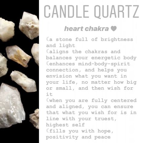 Candle quartz meaning Candle Quartz Meaning, Chakra Foods, Candle Healing, Earth Vibes, Candle Quartz, Quartz Candle, Crystals Meanings, Quartz Meaning, Gem Water