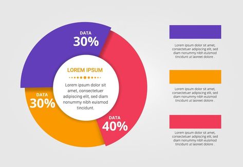 Pie Chart Design, Pie Chart Template, Pie Charts, Powerpoint Free, Illustrator Template, Graph Design, Chart Template, Diagram Design, Powerpoint Template Free